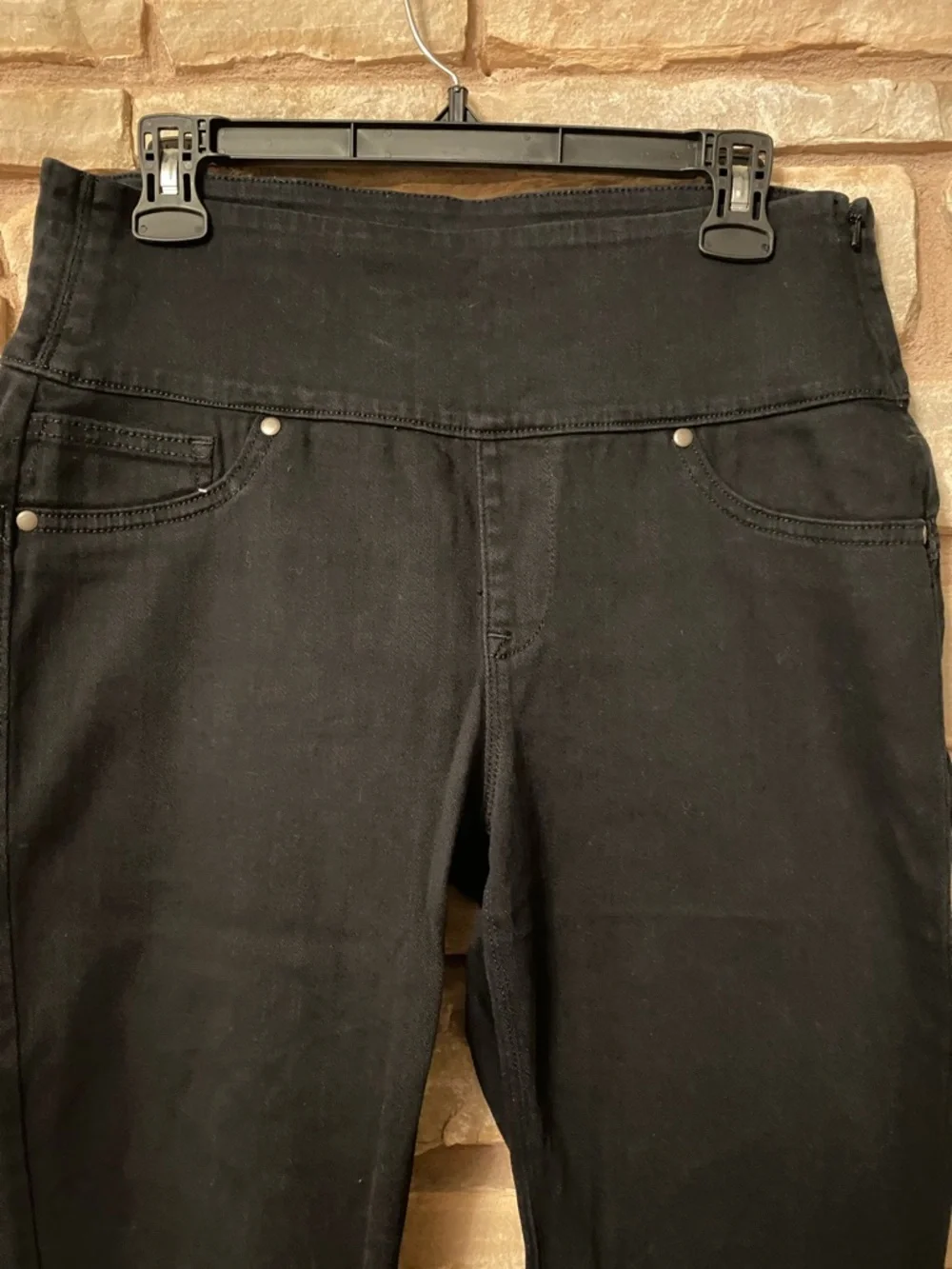 Spanx Black stretch High-Rise Skinny Jeans Size L
